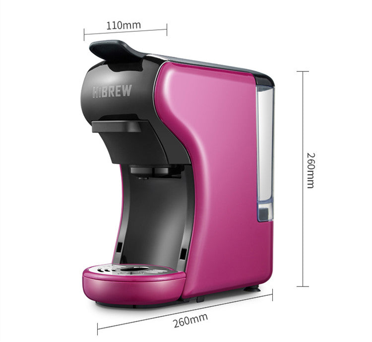 3-in-1 Compact Capsule Coffee Maker 19-Bar Espresso Machine