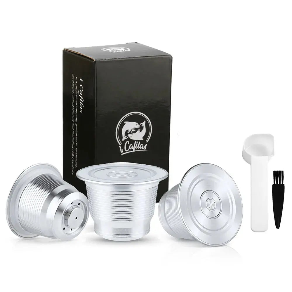 Stainless Steel Reusable Nespresso Pod Compatible with Original Line Machines