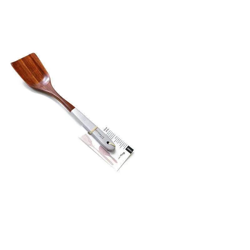 Teak Lacquer Kitchen Utensils Japanese-Style Soup Spoon Vegetable Shovel