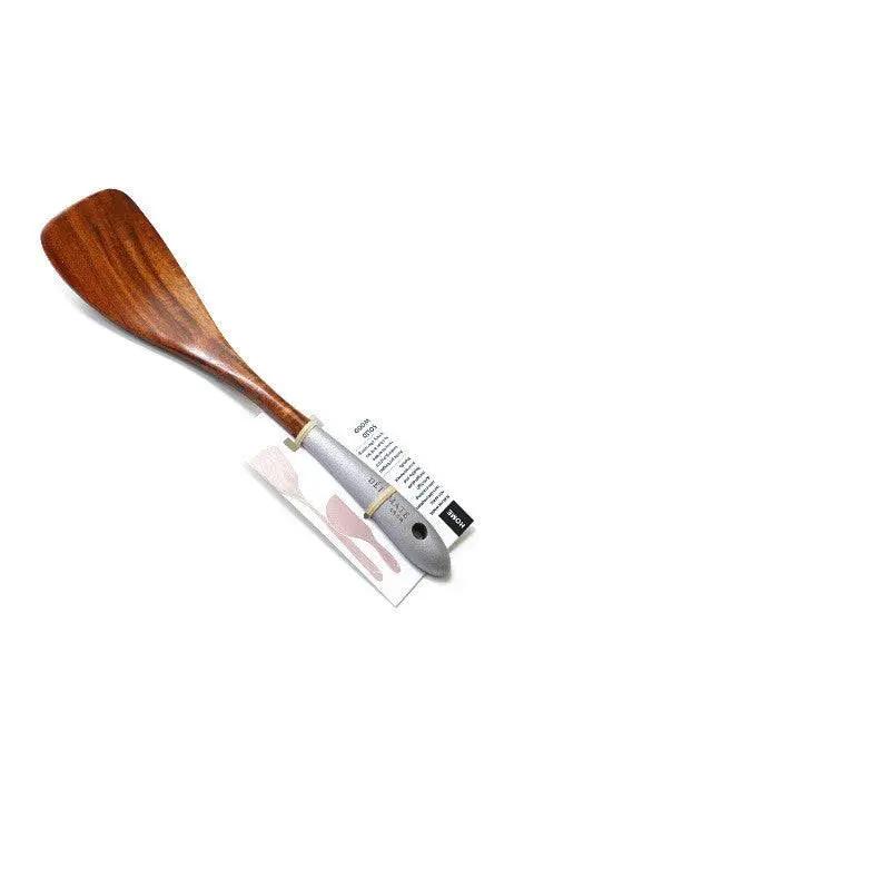Teak Lacquer Kitchen Utensils Japanese-Style Soup Spoon Vegetable Shovel