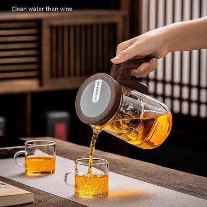 Top Pot Magnetic Suction Teapot with Intelligent Timing and Automatic Filter
