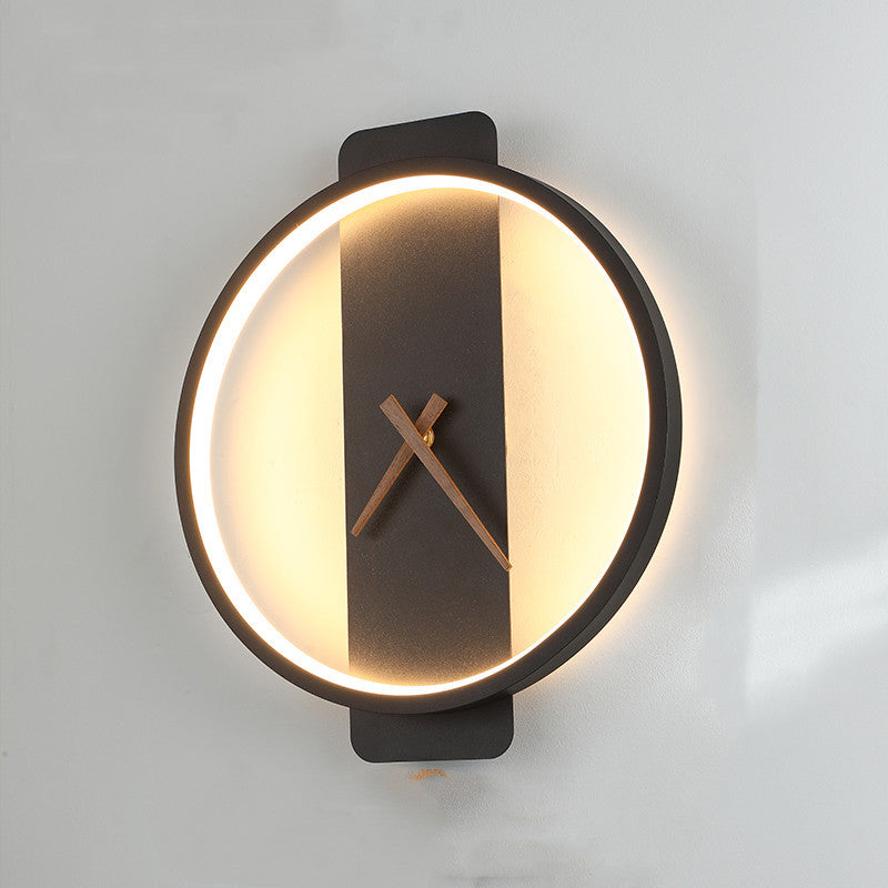 Wall Lamp – Modern LED Bedside Light with Clock Design | Decoraway