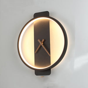 Wall Lamp – Modern LED Bedside Light with Clock Design | Decoraway
