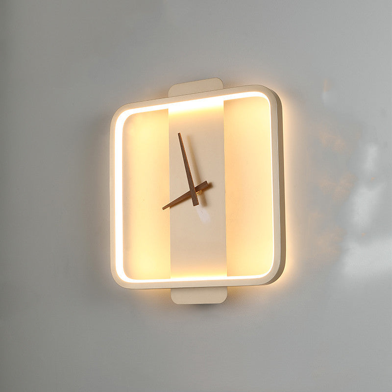 Wall Lamp – Modern LED Bedside Light with Clock Design | Decoraway