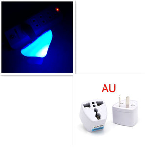 LED Night Light Mushroom Wall Socket Lamp with Sensor | Decoraway