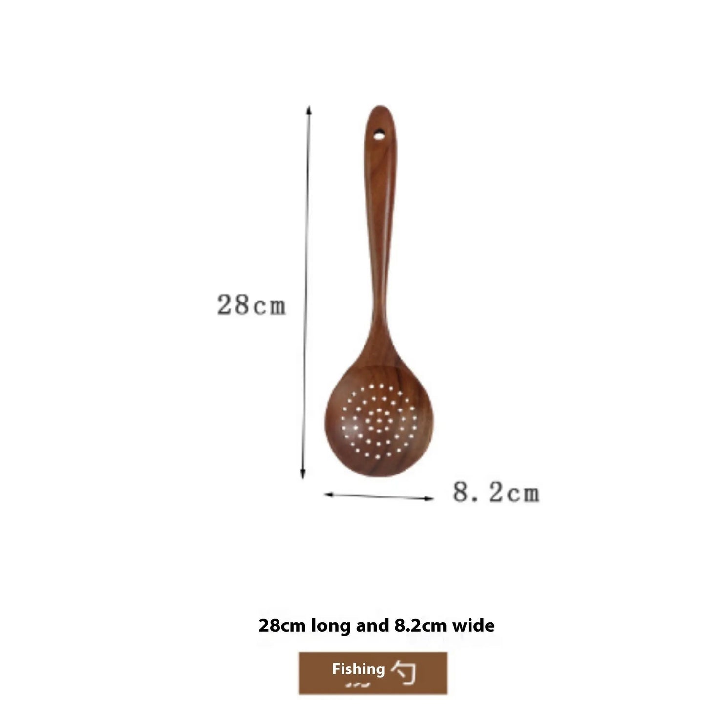 Teak Wood Kitchen Utensil Set Spoon Ladle Turner Durable Eco-Friendly
