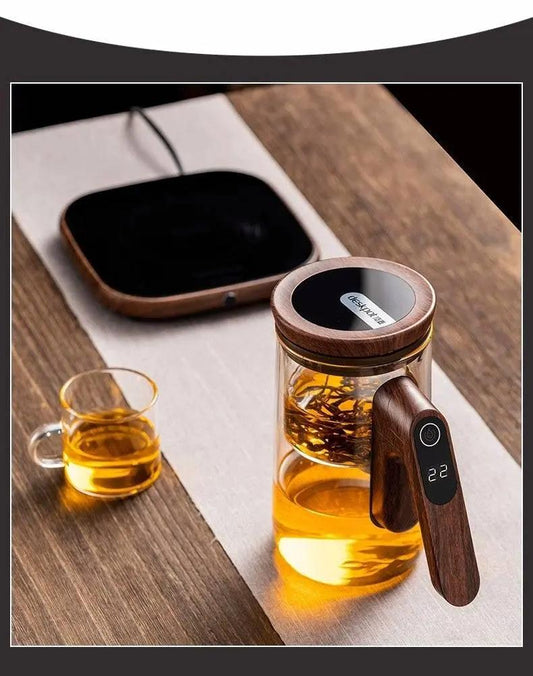 Top Pot Magnetic Suction Teapot with Intelligent Timing and Automatic Filter