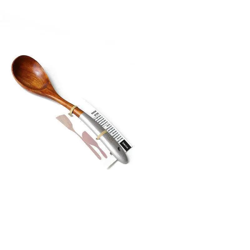 Teak Lacquer Kitchen Utensils Japanese-Style Soup Spoon Vegetable Shovel