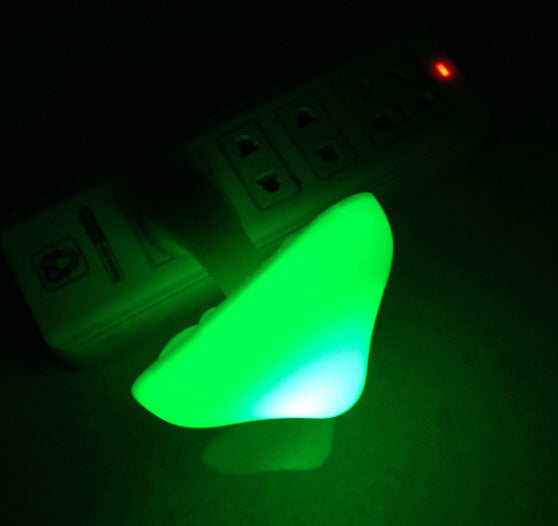 LED Night Light Mushroom Wall Socket Lamp with Sensor | Decoraway