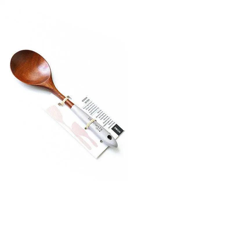 Teak Lacquer Kitchen Utensils Japanese-Style Soup Spoon Vegetable Shovel