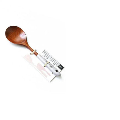 Teak Lacquer Kitchen Utensils Japanese-Style Soup Spoon Vegetable Shovel