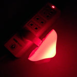 LED Night Light Mushroom Wall Socket Lamp with Sensor | Decoraway