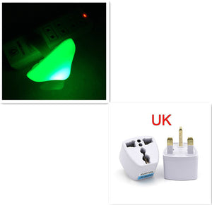 LED Night Light Mushroom Wall Socket Lamp with Sensor | Decoraway