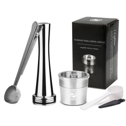 Stainless Steel Reusable Coffee Pod Compact Eco-Friendly Capsule