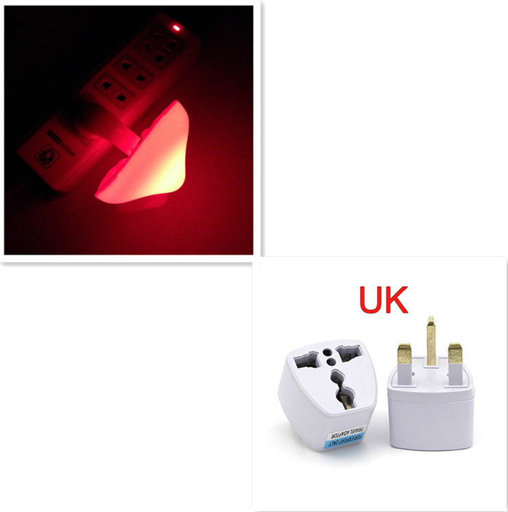 LED Night Light Mushroom Wall Socket Lamp with Sensor | Decoraway