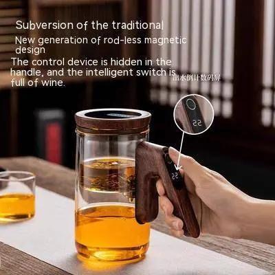 Top Pot Magnetic Suction Teapot with Intelligent Timing and Automatic Filter