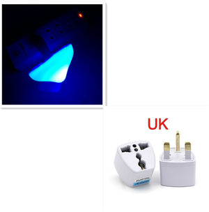 LED Night Light Mushroom Wall Socket Lamp with Sensor | Decoraway