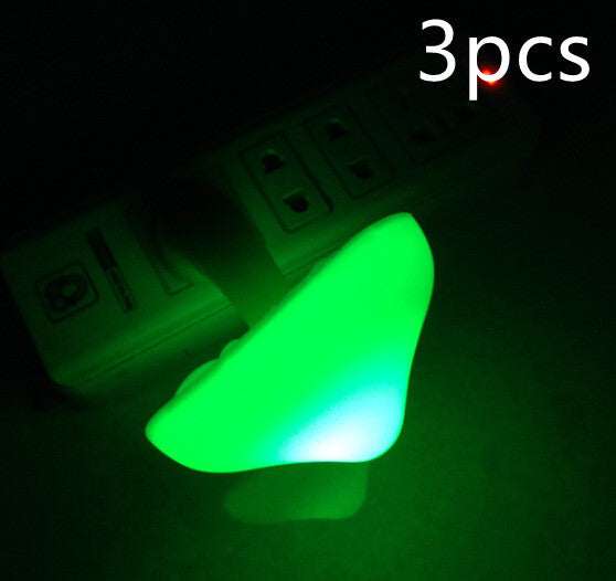 LED Night Light Mushroom Wall Socket Lamp with Sensor | Decoraway