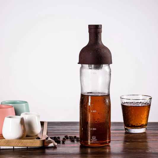 Glass Cold Brew Filter Pot 1000ml 1500ml Leakproof Cold Coffee Maker