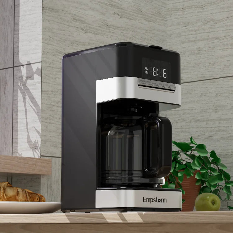 Empstorm 1.8L Programmable Drip Coffee Maker 12-Cup BPA-Free