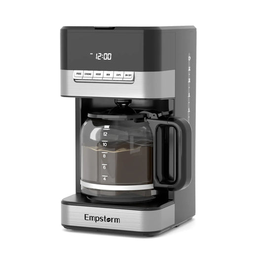 Empstorm 1.8L Programmable Drip Coffee Maker 12-Cup BPA-Free