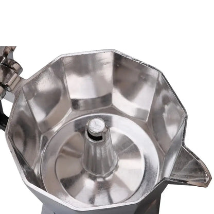 Moka Coffee Maker Italian Espresso Pot Aluminum Stovetop Brewer