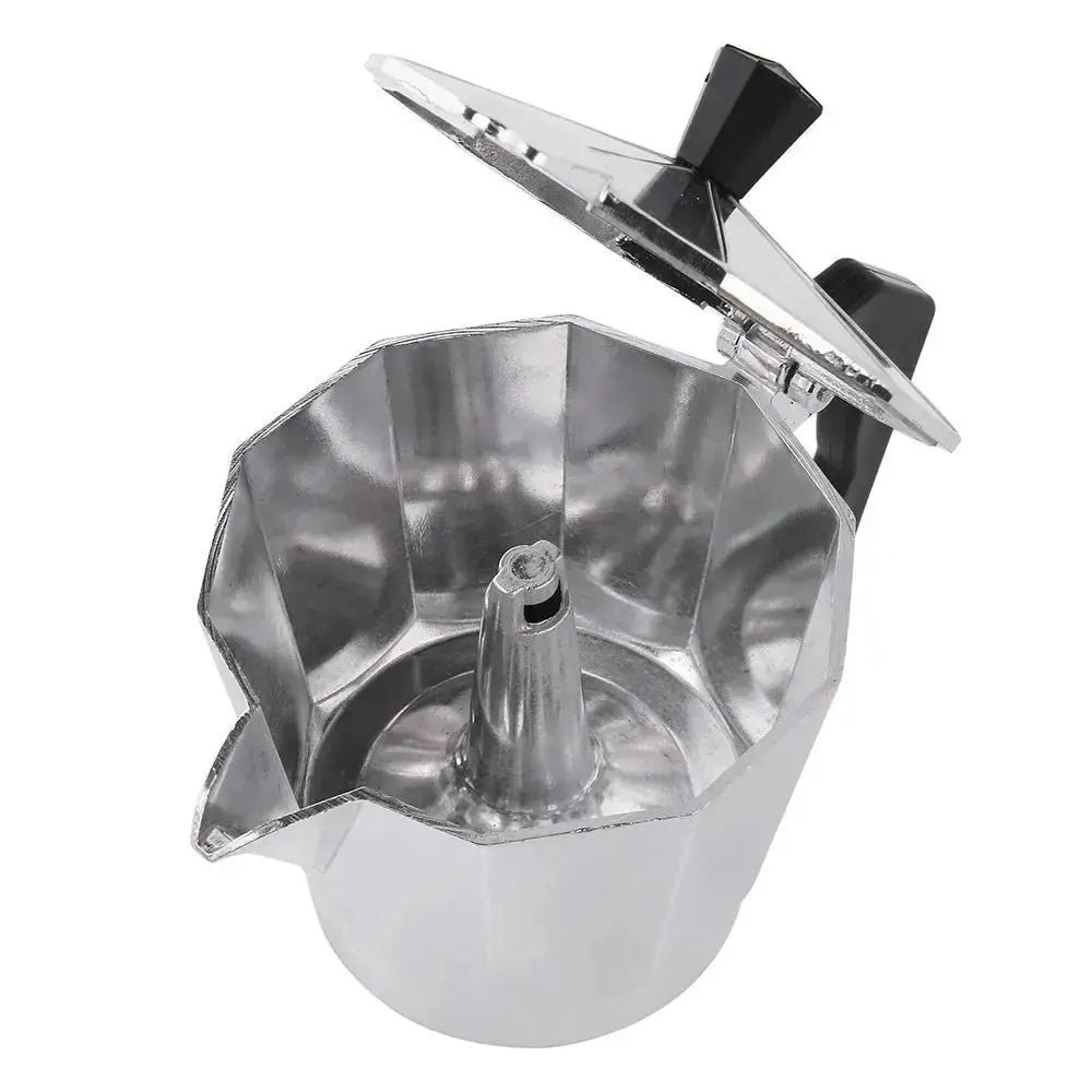 Moka Coffee Maker Italian Espresso Pot Aluminum Stovetop Brewer