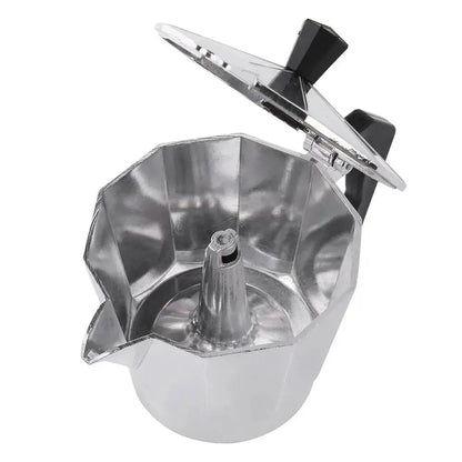 Moka Coffee Maker Italian Espresso Pot Aluminum Stovetop Brewer