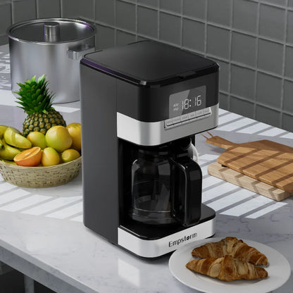 Empstorm 1.8L Programmable Drip Coffee Maker 12-Cup BPA-Free