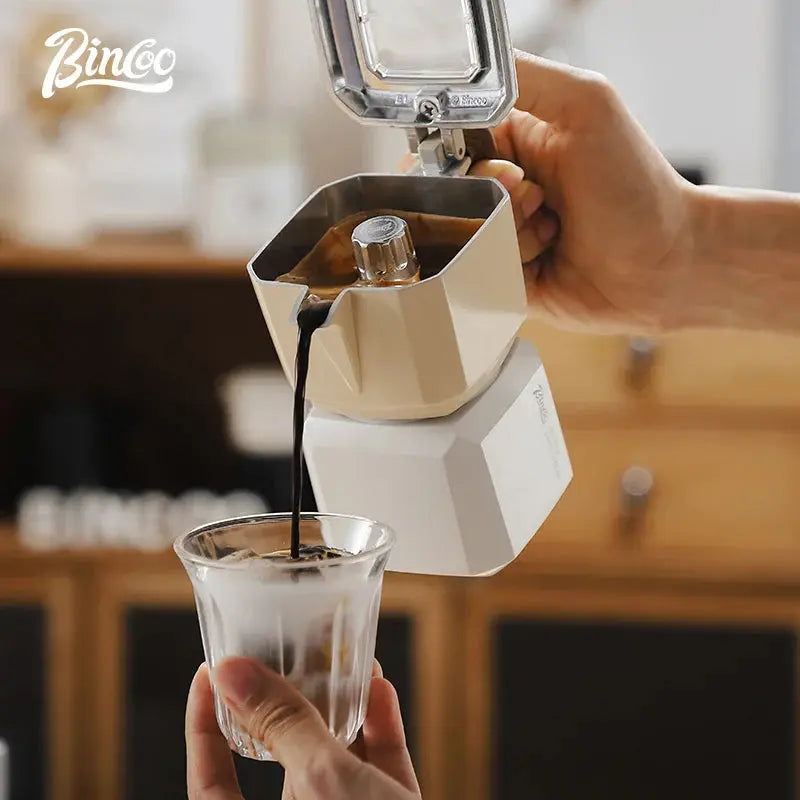 Italian Coffee Moka Pot Set Compact Espresso Maker for Home Office