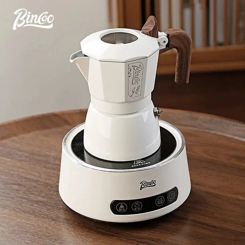 Double-Valve Italian Moka Pot Aluminum Espresso Maker 2 Cups