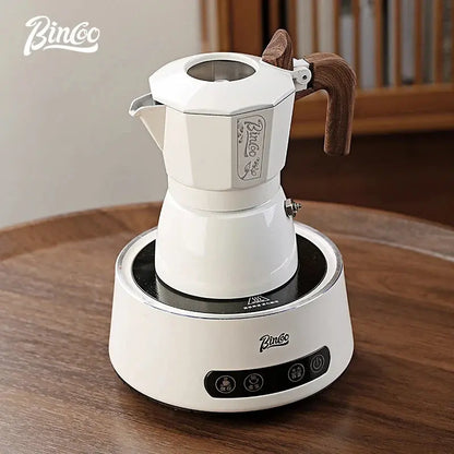 Double-Valve Italian Moka Pot Aluminum Espresso Maker 2 Cups
