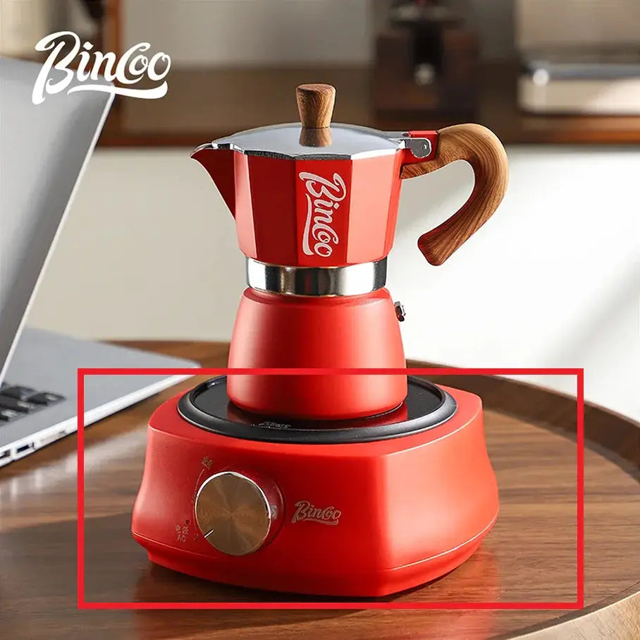BINCOO 300ml Aluminum Moka Pot 6-Cup Espresso Maker Stove Top Coffee