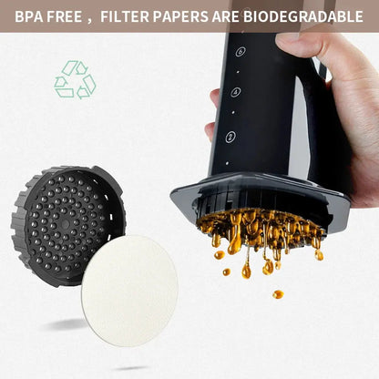250ml Portable Air Press Brewer 4-in-1 Coffee Maker BPA-Free