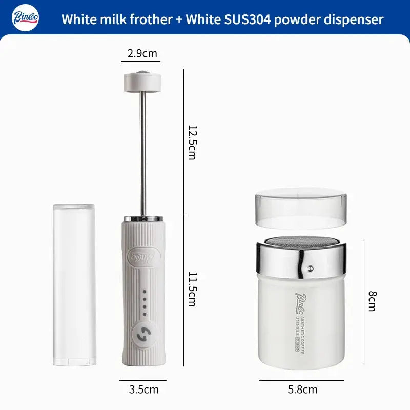 BINCOO Electric Milk Frother Wireless Handheld USB Rechargeable