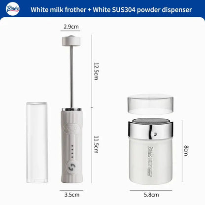 BINCOO Electric Milk Frother Wireless Handheld USB Rechargeable