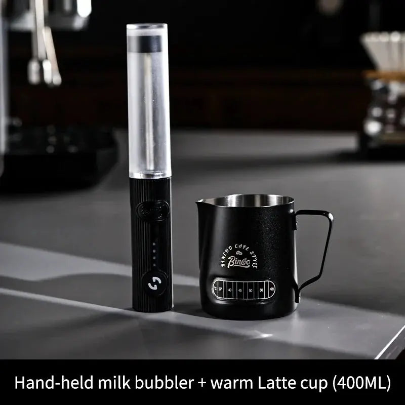 BINCOO Electric Milk Frother Wireless Handheld USB Rechargeable
