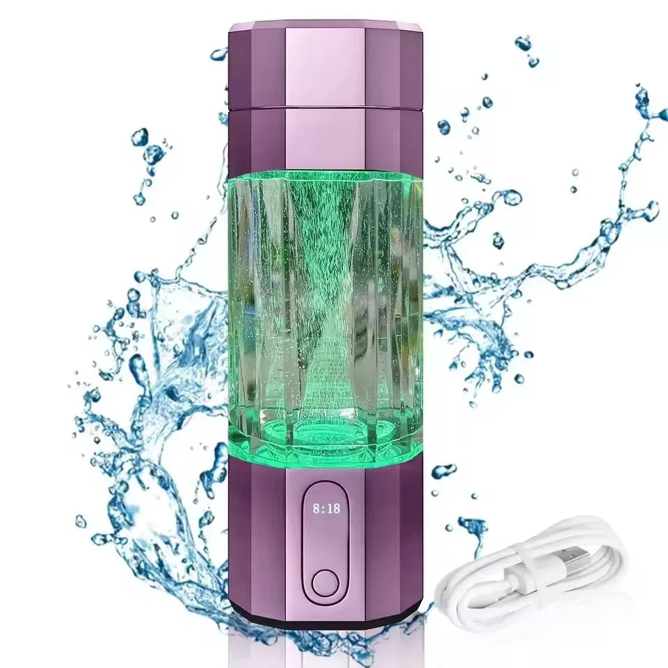 10000PPB Hydrogen Water Bottle Portable SPE PEM Electrolysis Bottle