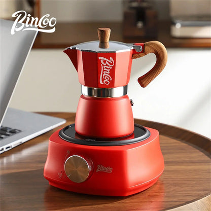BINCOO 300ml Aluminum Moka Pot 6-Cup Espresso Maker Stove Top Coffee