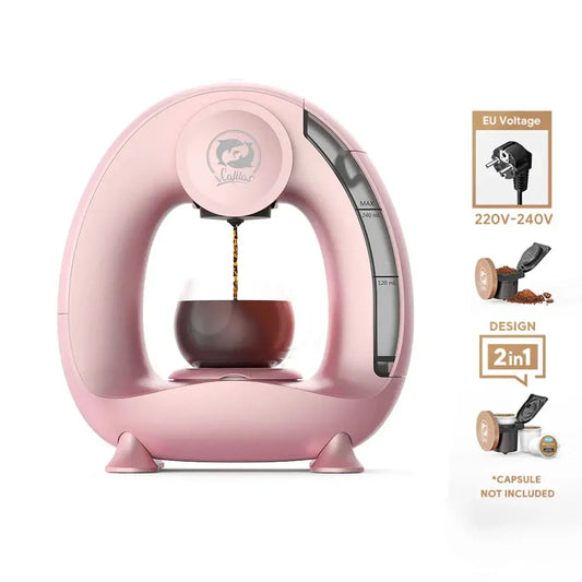 Quiet Portable Capsule Brewer Single Serve Drip Coffee Maker Compatible with K Cups