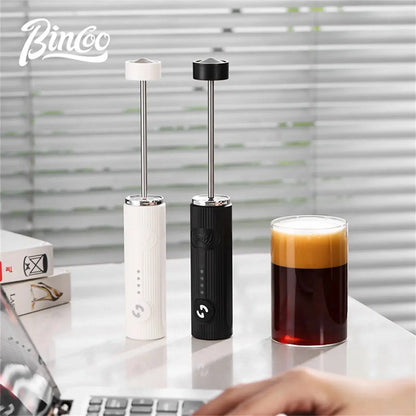BINCOO Electric Milk Frother Wireless Handheld USB Rechargeable