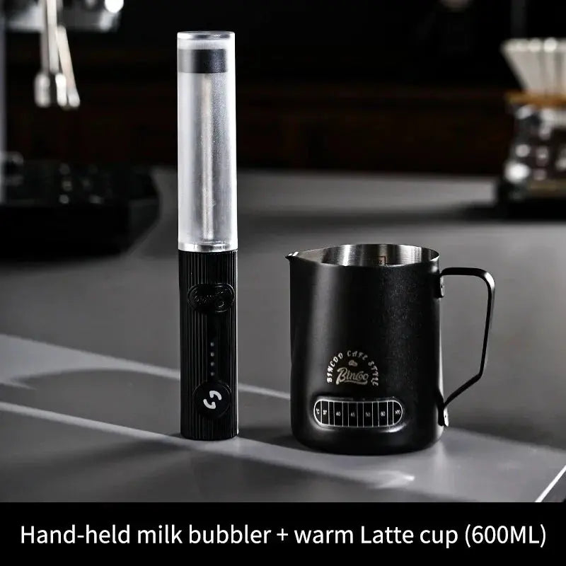BINCOO Electric Milk Frother Wireless Handheld USB Rechargeable