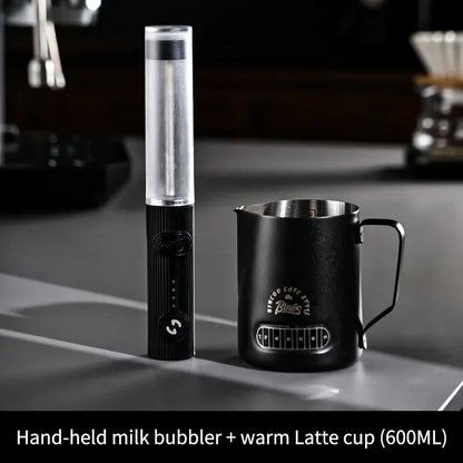 BINCOO Electric Milk Frother Wireless Handheld USB Rechargeable