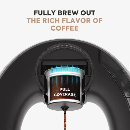 Quiet Portable Capsule Brewer Single Serve Drip Coffee Maker Compatible with K Cups