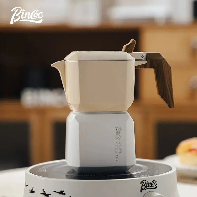 Italian Coffee Moka Pot Set Compact Espresso Maker for Home Office