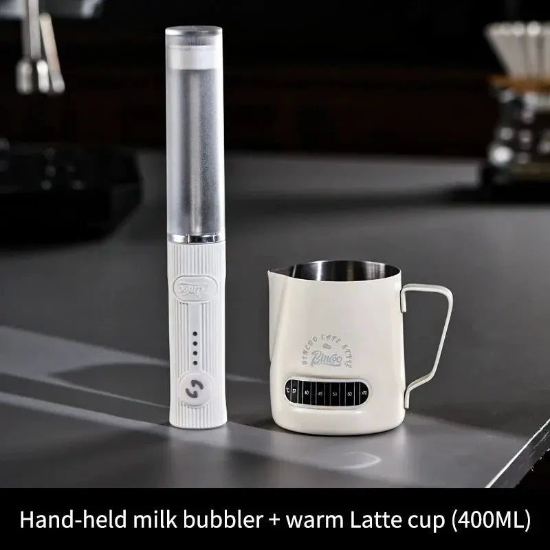 BINCOO Electric Milk Frother Wireless Handheld USB Rechargeable