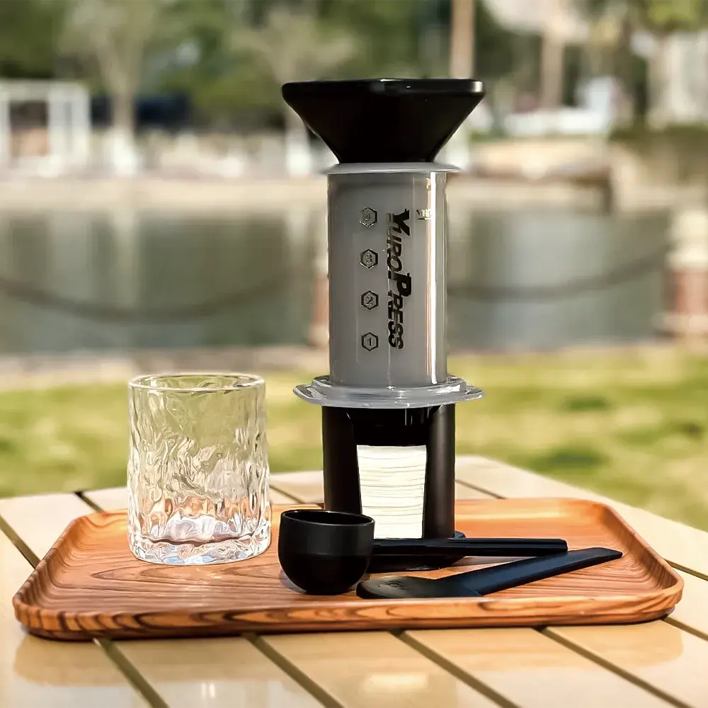 Portable Coffee Press Brewer Manual French Press Travel Camping