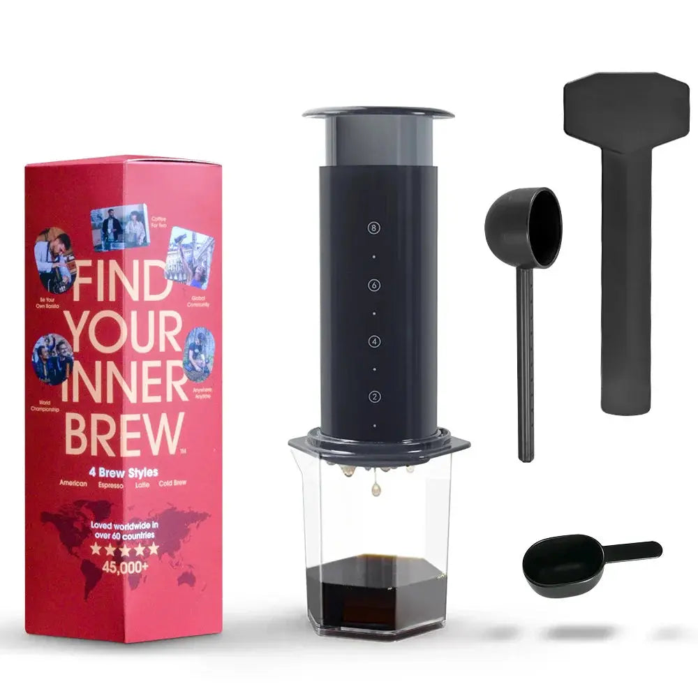 250ml Portable Air Press Brewer 4-in-1 Coffee Maker BPA-Free