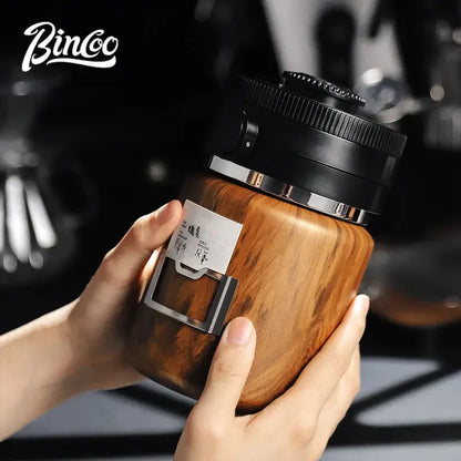 Bincoo Vacuum Coffee Canister 1000ml Stainless Steel Airtight Storage Container