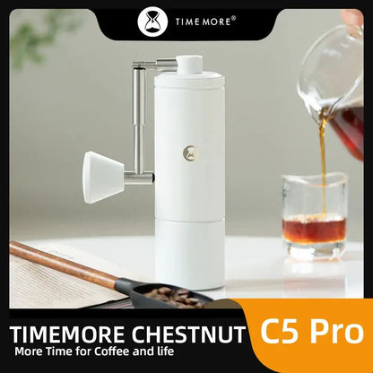 TIMEMORE C5 Pro Steel Burr Manual Coffee Grinder for Espresso